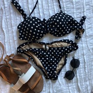 Jcrew polka dot bikini